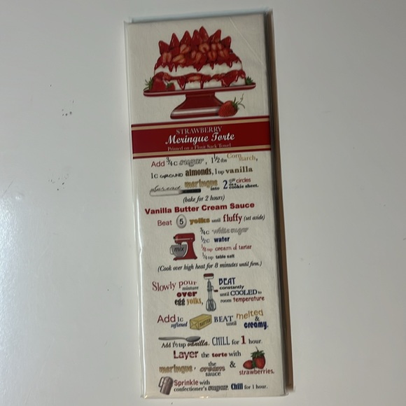 New with tags … 3 Flour Sack Towels with recipes - Picture 4 of 5